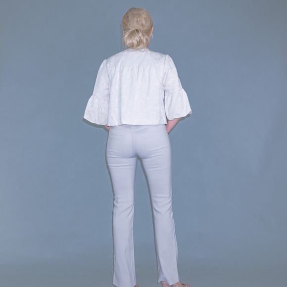 Puffy Sleeve Crop Jacket - Picture 10 of 15